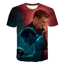 Load image into Gallery viewer, Captain America İron Man T Shirt
